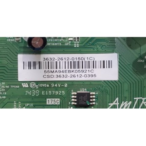 MAIN PARA TV VIZIO ORIGINAL / NÚMERO DE PARTE 3632-2612-0150 / 0171-2271-5261 / 55MA94EBK05921C / 3632-2612-0395 / 3632-2612-0150(1C) / MODELO E320-B0